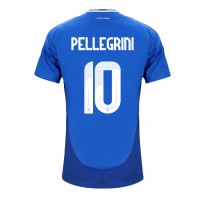 Italy Lorenzo Pellegrini #10 Replica Home Shirt Euro 2024 Short Sleeve